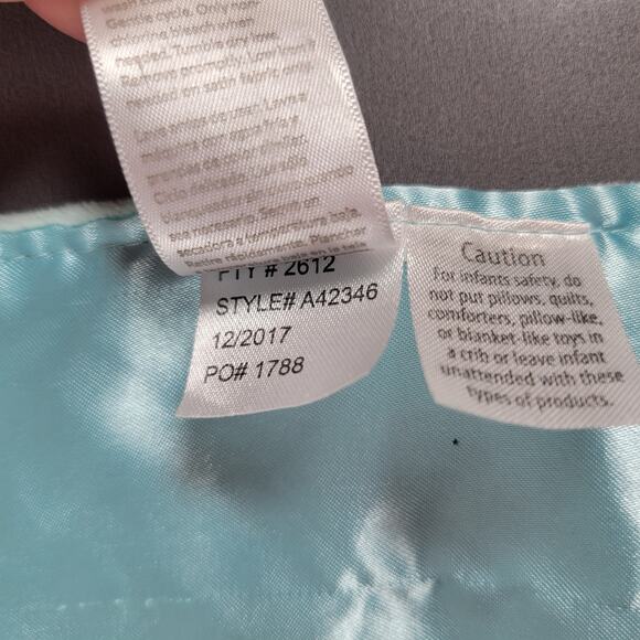 Baby Starters Unicorn Lovey Security Blanket Rattle Pink Teal Little Dream Plush - Picture 10 of 10